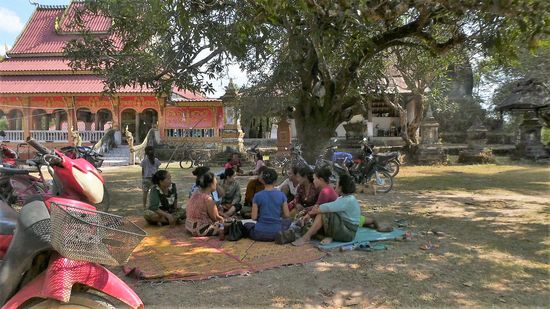 diese Ladies spielen Karten