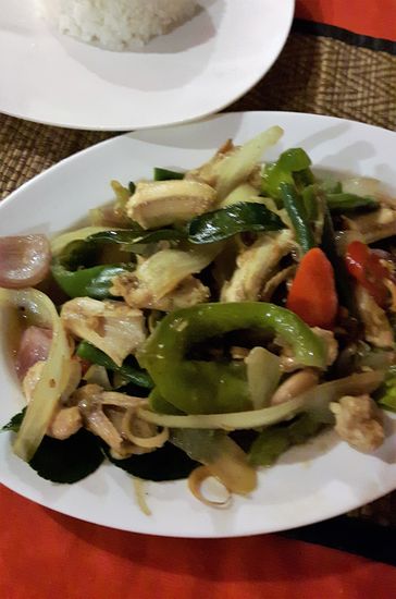 Schlange, schmeckt zäh und ist kaum Fleisch dran