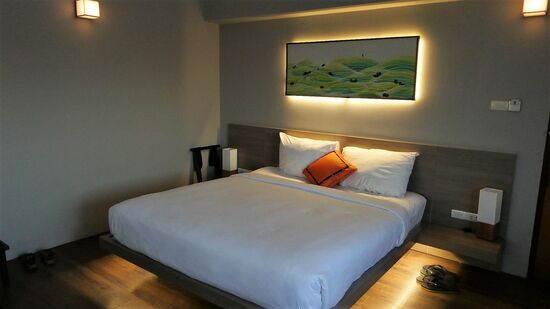 unser erstes Zimmer, danach war leider alles voll gebucht und wir sind noch mal umgezogen