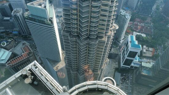 das ist schon sehr beeindruckend, von so weit oben runter zu gucken.