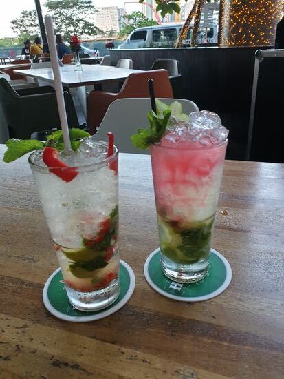 ok, die Cocktails waren lecker