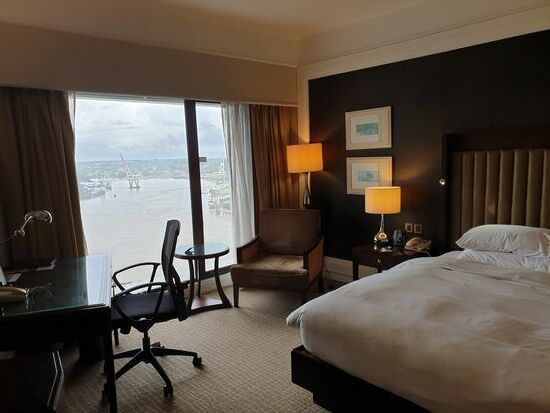 das Zimmer ist toll mit der Aussicht