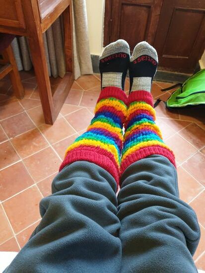 Meine Kleidung wird winterfest.