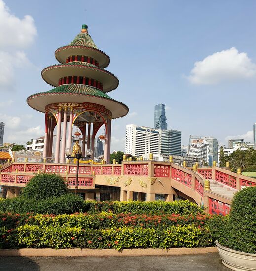 Auch ein Tempel fehlt nicht