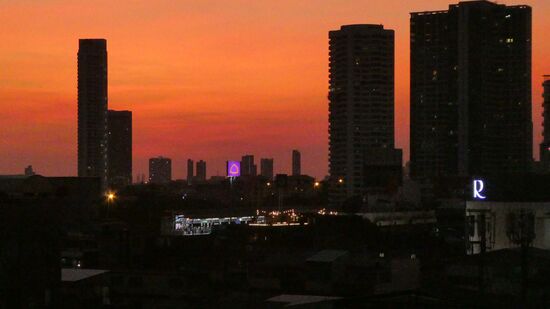 Von der Dachterrasse zu sehen.
