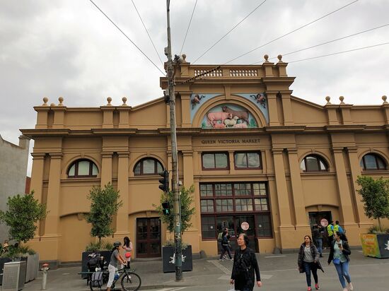 Der Eingang der Markthallen
