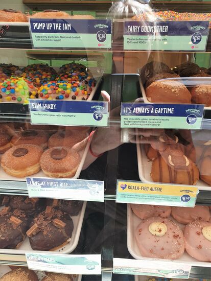Ein Donut für umgerechnet ca. 4 €