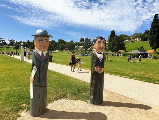 Lustig anzusehende Figuren