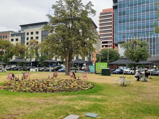 Kleine Ruheflächen mitten in der Stadt