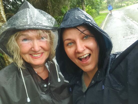 5 Minuten später. Das Wetter schlägt innerhalb von ein paar Minuten um.