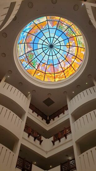 Die Eingangshallte des Hotels