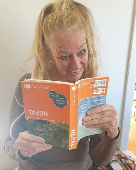 "ja, sind wir denn schon da?"