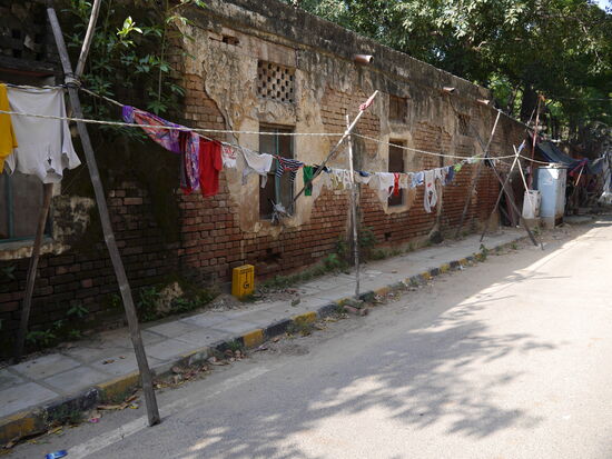 Trockner gibt es hier auch, weil für die Hotels immer alles schnell-schnell gehen muss.