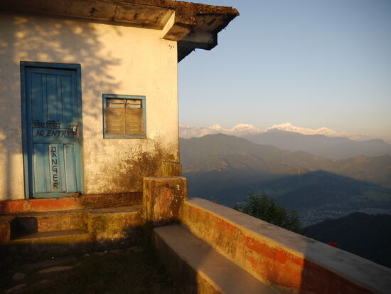 Es wird Abend auf dem Gipfel