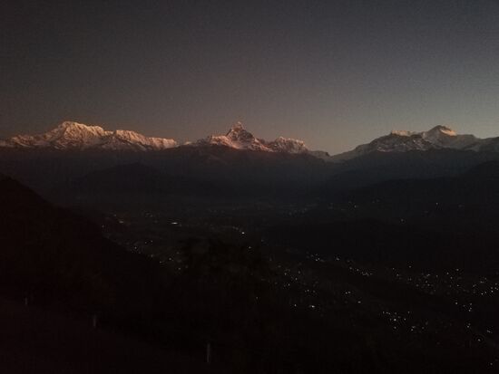 Noch sehr früh, kaum jemand ist auf den Beinen.