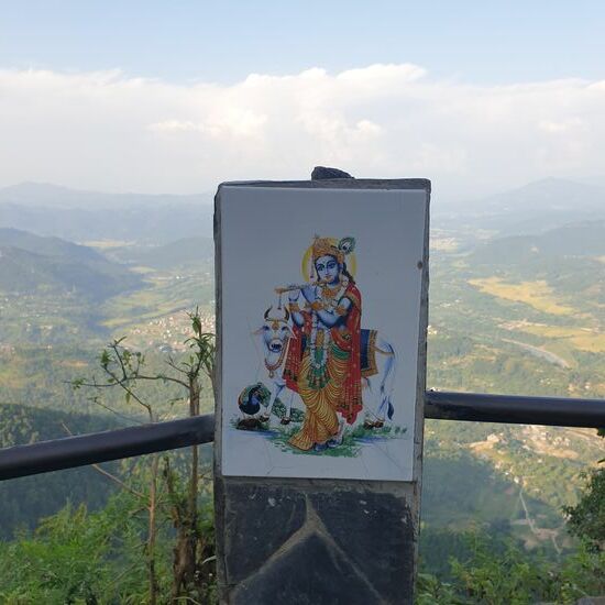 Schöne Aussicht mit Göttern.