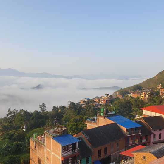 Letzter Ausblick vor der Abfahrt aus Bandipur.