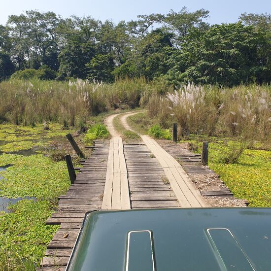 Brücken und Flussdurchfahrten gehören einfach dazu.