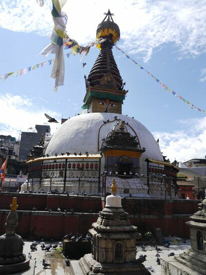 Einer der vielen kleinen Tempel auf unserem Weg.
