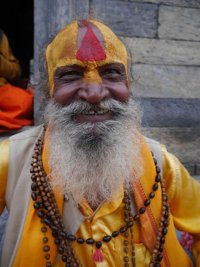 Diesen Sadhu hat Maritta bereits vor 2 Jahren gesehen, und er hat sich sehr gefreut, als sie ihm das erzählt hat,