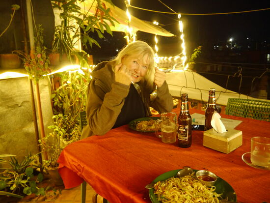 Das Abendessen ist erlegt. Vegetarisch.