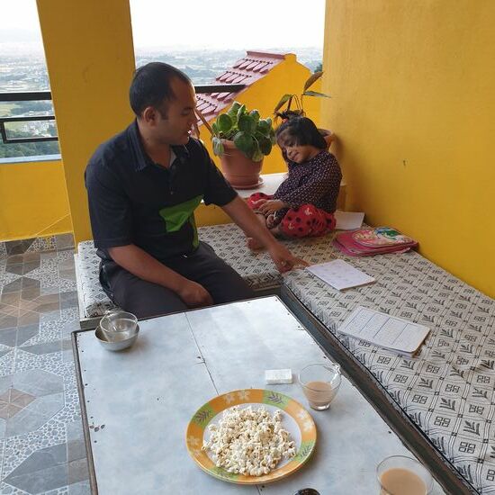 Für die Kleinen Hausaufgaben, für die Großen Popcorn.