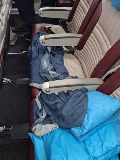 Mein Schlafplatz für 5 Stunden !