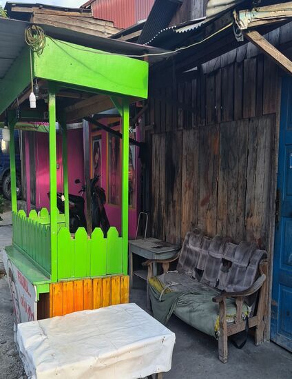 Eine gemütliche Couch zum Ausruhen vom Verkaufen