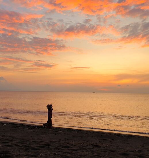 Schöne Abendstimmung.