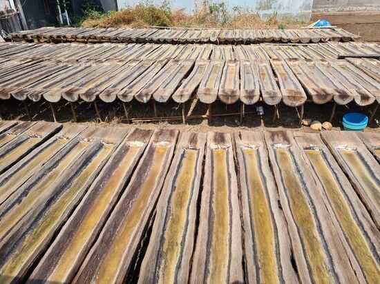 In Amed wird Salz gewonnen. Leider habe ich keinen Menschen angetroffen, der mir den Vorgang erklären konnte.