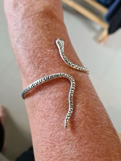 Und so sieht dann das fertige Stück aus 
(Der Schlangenbeschwörer hat mir nur ein wenig geholfen 