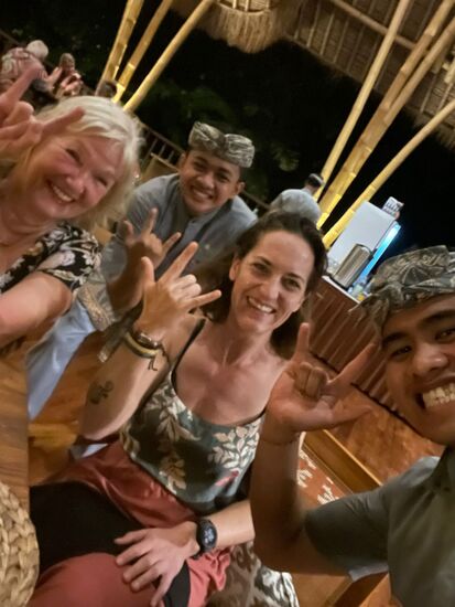 Die Jungs hatten auch ihren Spaß.