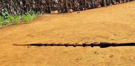 Eine Pfeilspitze für die Kriegsführung.