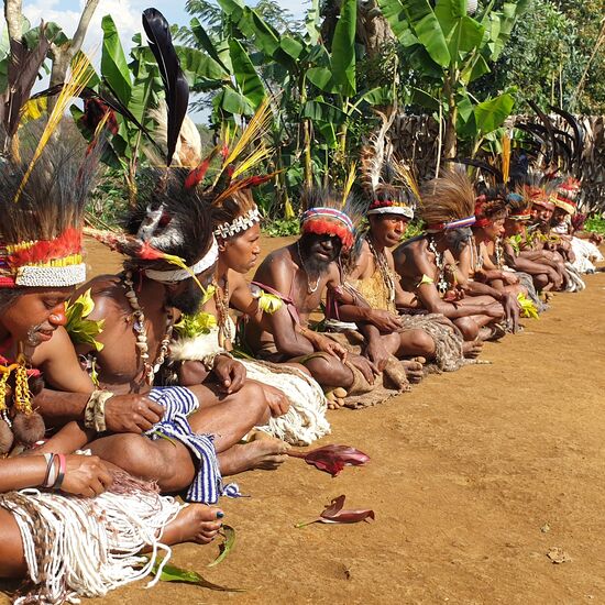 Eine Brautwerbezeremonie