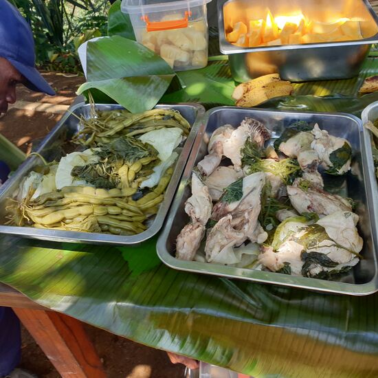 Das Hähnchen war köstlich und ganz zart