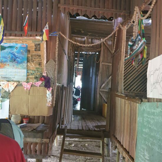 Das Esszimmer, alles ganz liebevoll dekoriert