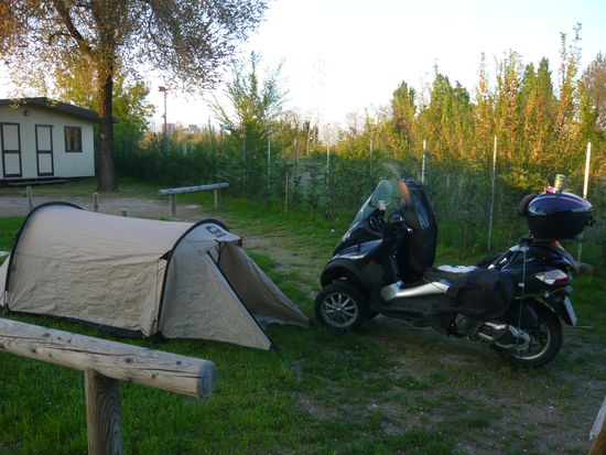 Übernachtung im Camping Venedig