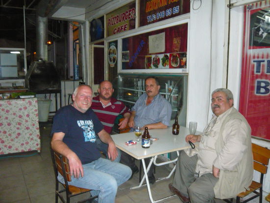 Brotzeit machen mit netten Türken