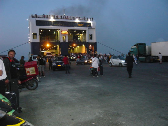 Abfahrt von Kos nach Piräus