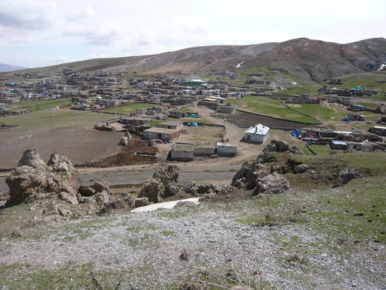 Kurdische Siedlung an der Grenze zum Iran