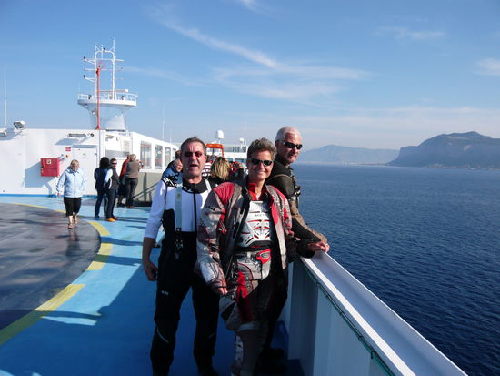 Verabschiedung von meinen Mitreisenden