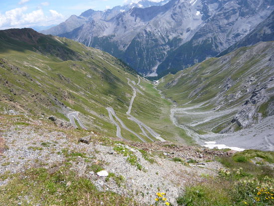 Auffahrt zum Stilfserjoch