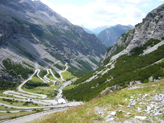 Abfahrt vom Stilfserjoch