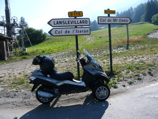 Richtung Col de Iseran Frankreich
