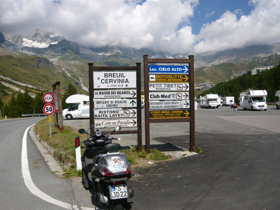 Breuil-Cervinia am Matterhorn
Info Matterhorn