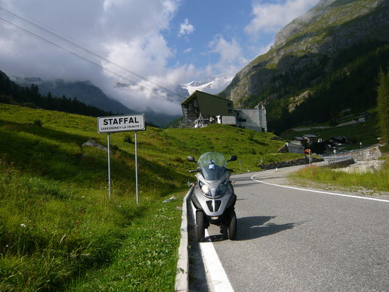 Staffal am Monte Rosa Massiv
Info Monte Rosa