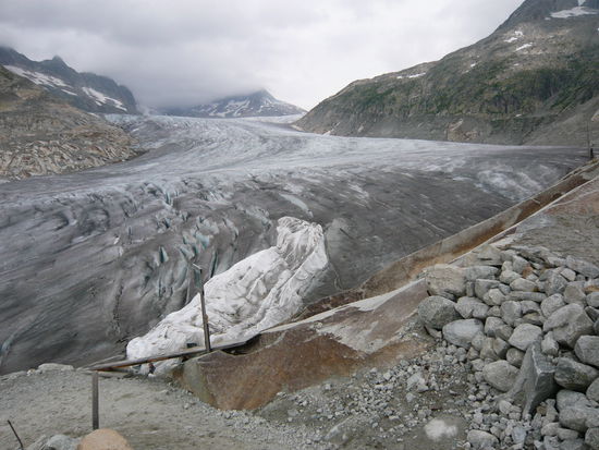 Am Rhonegletscher Schweiz