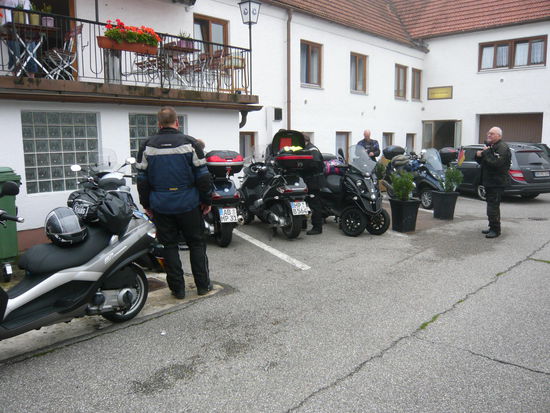 Ankunft in Hallbergmoos