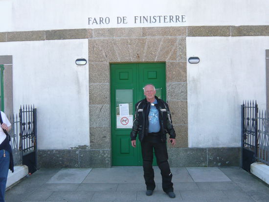 Sepp am Capo de Finisterre Spanien