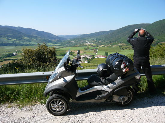 Richtung Pamplona Spanien